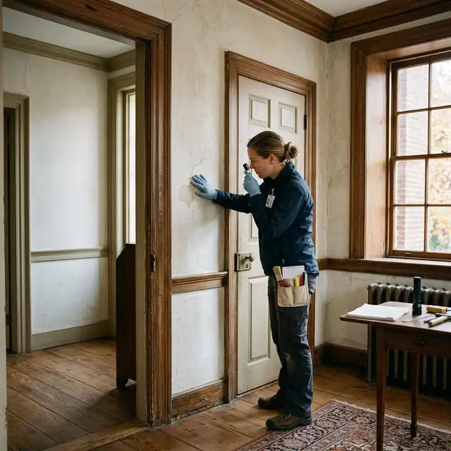 Historic Building Mold Remediation service example in a Boston property